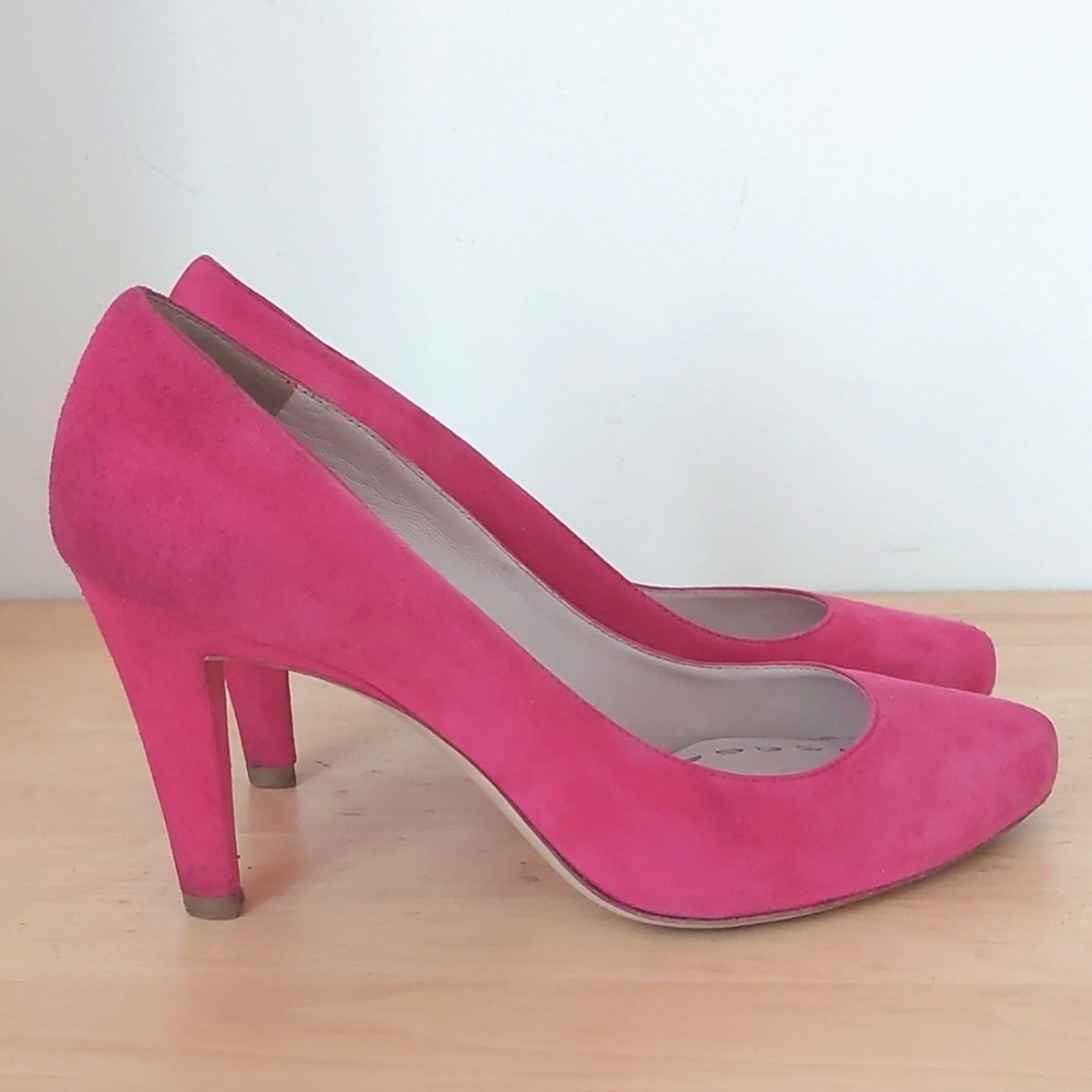 Miu Miu pink suede leather Heel shoes - Picture 3 of 15